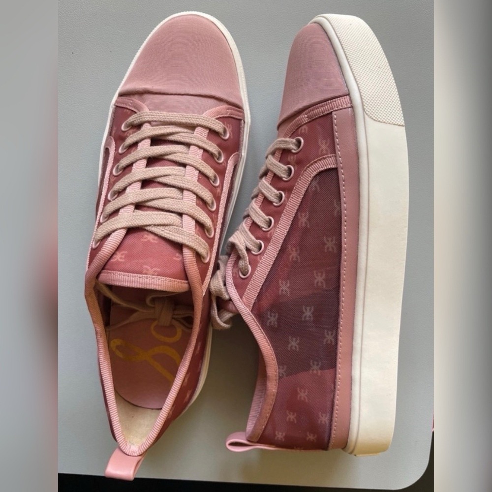 Sam Edelman Evelyn, Pink EE Mesh Women‎ Sneakers